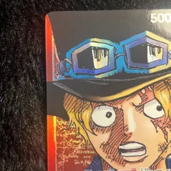 One Piece Card Game Sabo (Alt Art Parallel) #OP05-001 Leader card ( Japanese) - Image 5