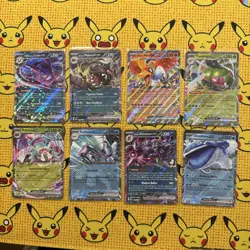 Pokemon TCG Destined Rivals Lot of 8 Double Rare EX Cards Near Mint - Image 1