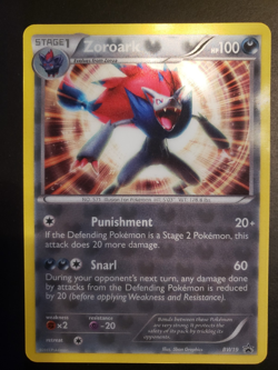 Pokemon Zoroark BW19 Black Star Promo JUMBO Card Lenticular LP - Image 1