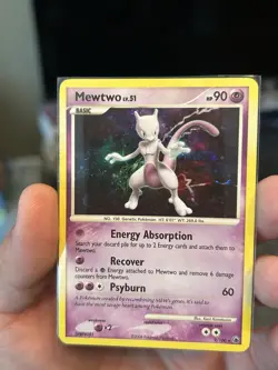 Lot of 3 Holo Rare Pokemon Cards Mew, Mewtwo, Pikachu - Image 2