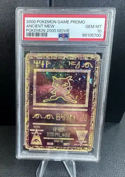 PSA 10 Ancient Mew 2000 Pokemon game movie promo- english- GEM MINT card SWIRL - Image 2