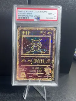 PSA 10 Ancient Mew 2000 Pokemon game movie promo- english- GEM MINT card SWIRL - Image 3