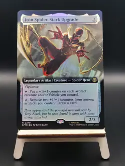 Iron Spider, Stark Upgrade (Extended Art Foil) #279 - Rare - Marvel's Spider-Man - Image 1