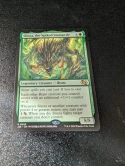 Slinza, the Spiked Stampede (REGULAR) x1 - MTG Foundations Jumpstart J25 #55 - Image 1