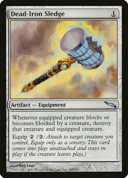 1x Dead-Iron Sledge - NM English MTG - Mirrodin - Image 1