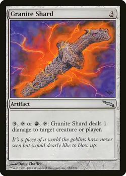 1x Granite Shard - NM English MTG - Mirrodin - Image 1