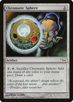 1x Chromatic Sphere - NM English MTG - Mirrodin - Image 1