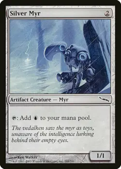 1x Silver Myr - NM English MTG - Mirrodin - Image 1