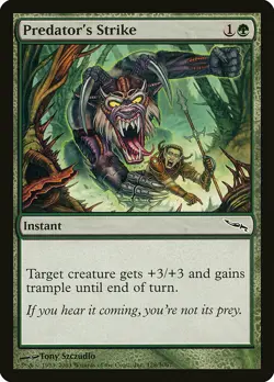 1x Predator's Strike - NM English MTG - Mirrodin - Image 1