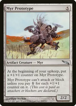 1x Myr Prototype - NM English MTG - Mirrodin - Image 1