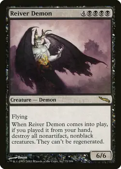 1x Reiver Demon - NM English MTG - Mirrodin - Image 1