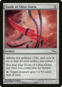 1x Tooth Of Chiss-Goria - NM English MTG - Mirrodin - Image 1