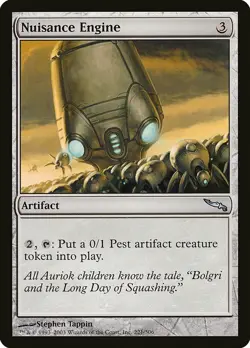 1x Nuisance Engine - NM English MTG - Mirrodin - Image 1