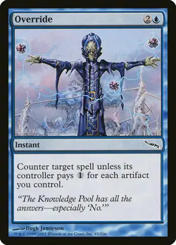 1x Override - NM English MTG - Mirrodin - Image 1