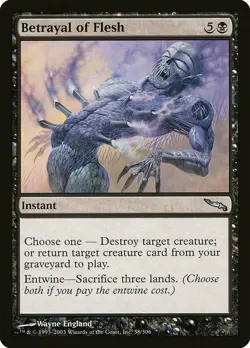 1x Betrayal of Flesh - NM English MTG - Mirrodin - Image 1