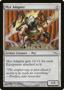 1x Myr Adapter - NM English MTG - Mirrodin - Image 1