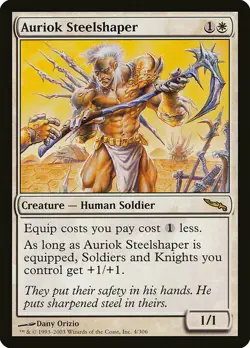 1x Auriok Steelshaper - NM English MTG - Mirrodin - Image 1