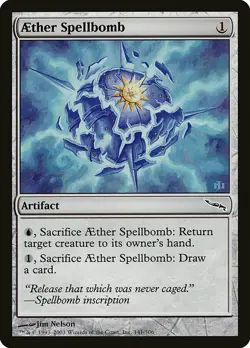 1x AEther Spellbomb - NM English MTG - Mirrodin - Image 1