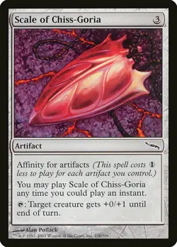 1x Scale of Chiss Goria - NM English MTG - Mirrodin - Image 1