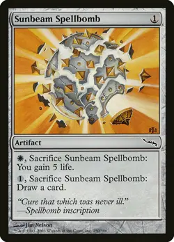 1x Sunbeam Spellbomb - NM English MTG - Mirrodin - Image 1