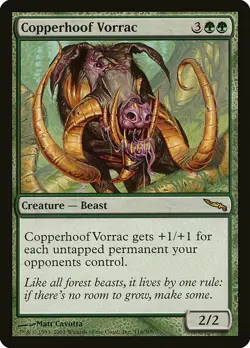 1x Copperhoof Vorrac - NM English MTG - Mirrodin - Image 1