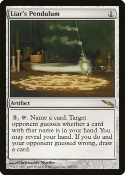 1x Liar's Pendulum - NM English MTG - Mirrodin - Image 1
