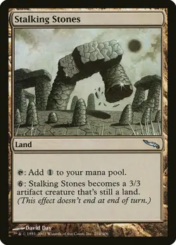 1x Stalking Stones - NM English MTG - Mirrodin - Image 1
