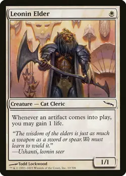 1x Leonin Elder - NM English MTG - Mirrodin - Image 1