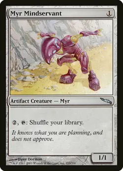 1x Myr Mindservant - NM English MTG - Mirrodin - Image 1