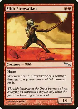1x Slith Firewalker - NM English MTG - Mirrodin - Image 1