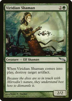 1x Viridian Shaman - NM English MTG - Mirrodin - Image 1