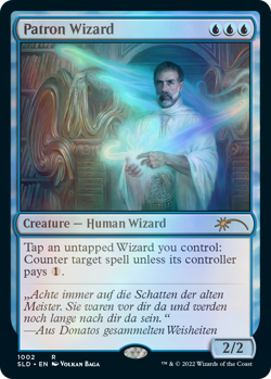 ✨ Patron Wizard FOIL ✨ MTG Secret Lair Volkan Baga - NM/M - Image 1