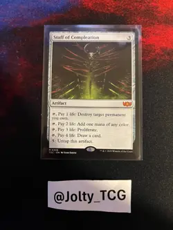 Staff of Compleation Commander: Tarkir: Dragonstorm Regular - Image 1