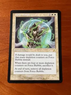MTG CCG Scourge Force Bubble Rare Single - Image 1