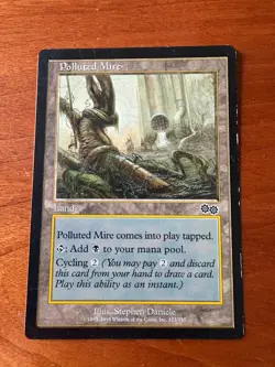 MTG CCG Stronghold Polluted Mine Single - Image 1