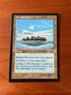 MTG CCG Stronghold Remote Isle Single - Image 1