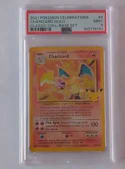 POKEMON CHARIZARD BLASTOISE VENUSAUR CELEBRATIONS PSA 9 ENG. Gran Festa 2021 - Image 2