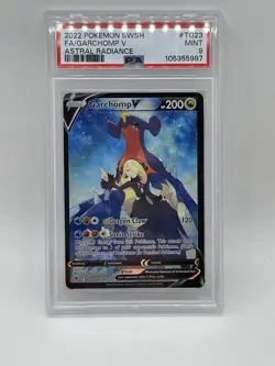Pokemon Garchomp V PSA 9 MINT TG23 Astral Radiance FA Trainer Gallery TG23/TG30 - Image 3