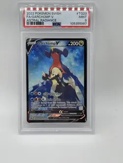 Pokemon Garchomp V PSA 9 MINT TG23 Astral Radiance FA Trainer Gallery TG23/TG30 - Image 4