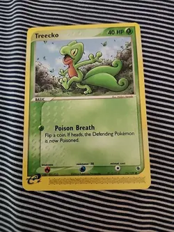 Pokemon TCG Ruby and Sapphire #75/109 Treecko LP - Image 1