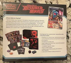Pokemon TCG Destined Rivals Pokemon ETB Elite Trainer Box IN HAND - Image 3