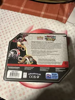 Pokemon Paldean Fates Tins Charizard Iron Treads Great Tusk - Image 3