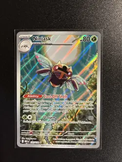 Pokemon TCG Ninjask 137/132 Mega Evolution Illustration Rare - Image 1