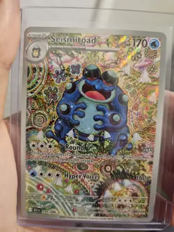 Seismitoad 105/086 - Illustration Rare - Shinji Kanda - SV: Black Bolt - Pokemon - Image 1