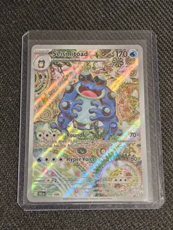 Seismitoad 105/086 - Illustration Rare - Shinji Kanda - SV: Black Bolt - Pokemon - Image 3