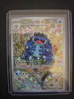 Seismitoad 105/086 - Illustration Rare - Shinji Kanda - SV: Black Bolt - Pokemon - Image 5
