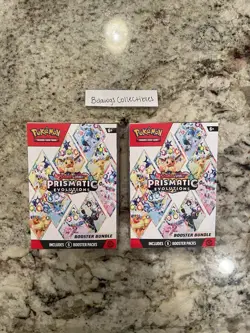 Pokemon Prismatic Evolutions Booster Bundle LOT OF 2 BRAND NEW FACTORY SEALED - Image 1