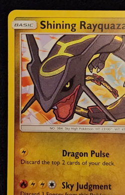 2017 Pokemon Shining Legends Shining Rayquaza #56/73 Holo Rare EX-NM - Image 2