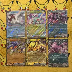 Pokemon TCG Destined Rivals Lot Of 6 Double Rare EX Cards All Mint Fresh Pulled - Image 1