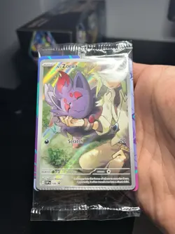 *ERROR Card* Pokemon TCG Journey Together N's Zorua 189 Promo (Crimped Error) - Image 2